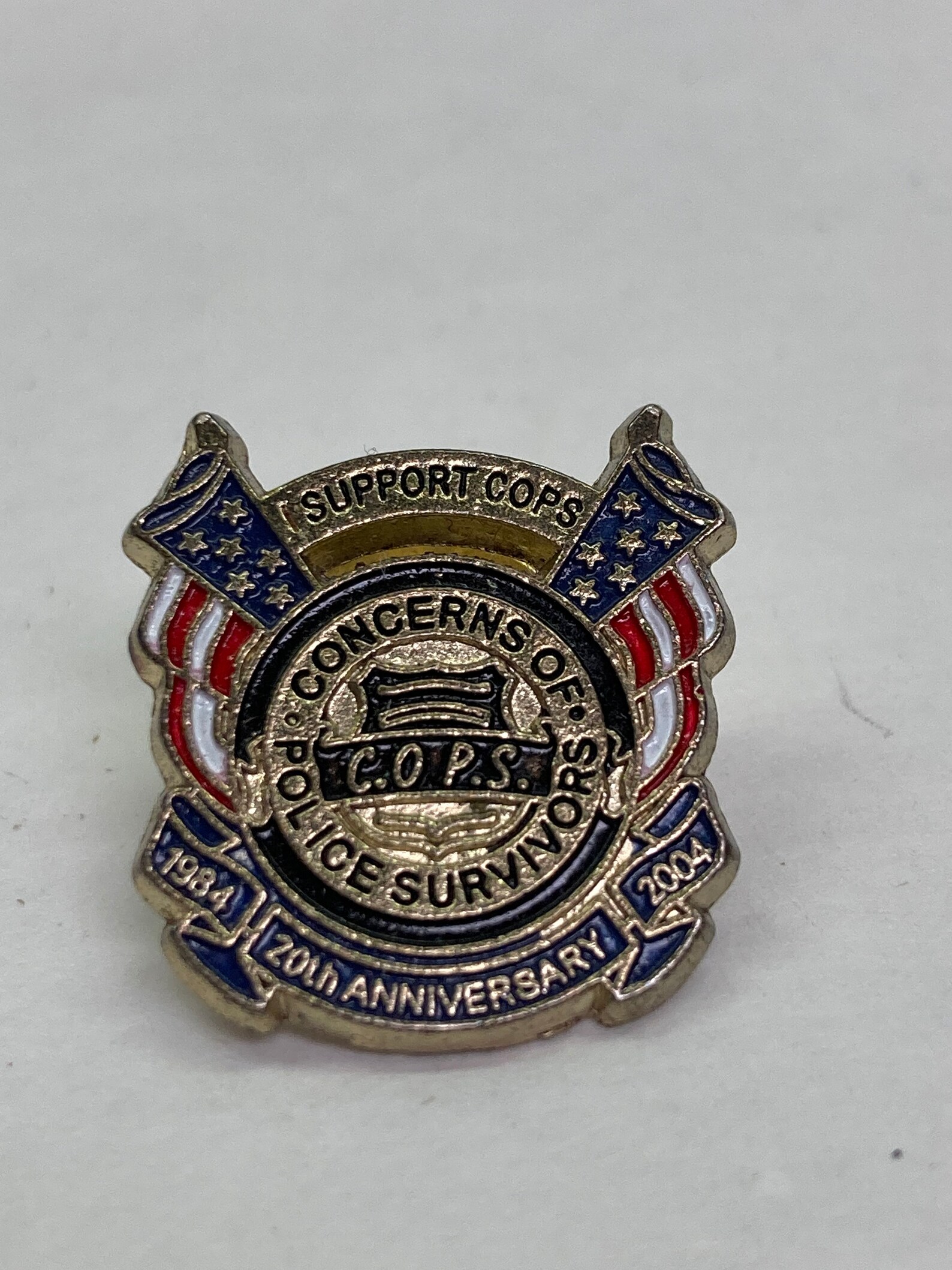 Police C.O.P.S Pin 1984-2004 20th Anniversary Brooch Cops | Etsy