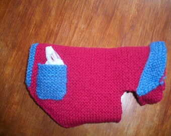 Hand Knitted Dog Coat