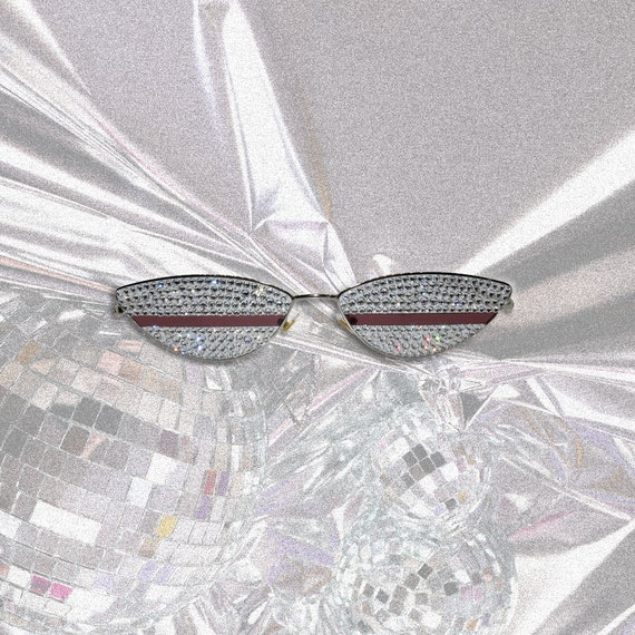 55MM Swarovski Crystal Cat Eye Sunglasses New Swarovski 55mm Cat Eye Sunglasses | Nordstrom main image 2