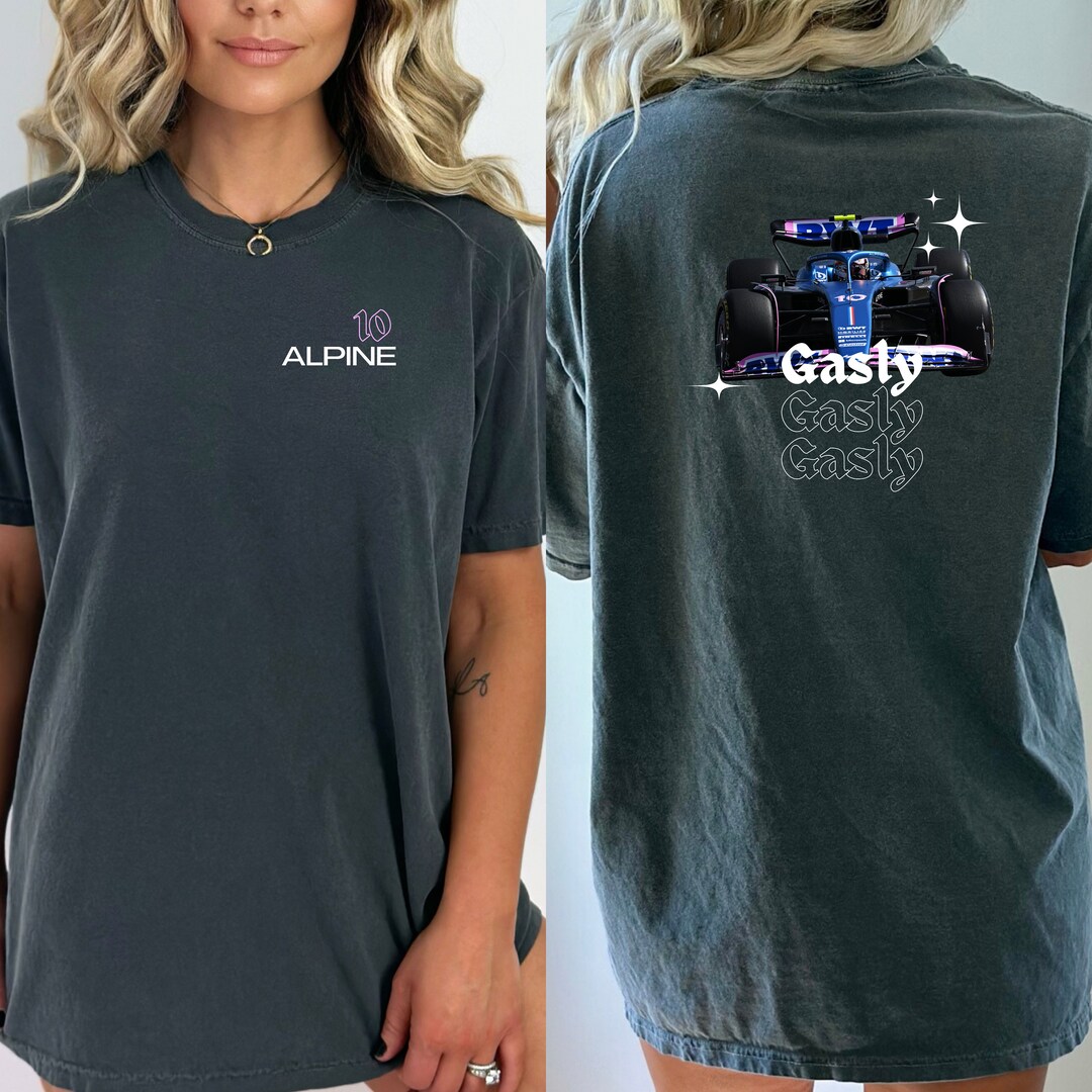 Pierre Gasly Alpine F1 Tee Pepper Comfort Colors Vintage Style Tshirt