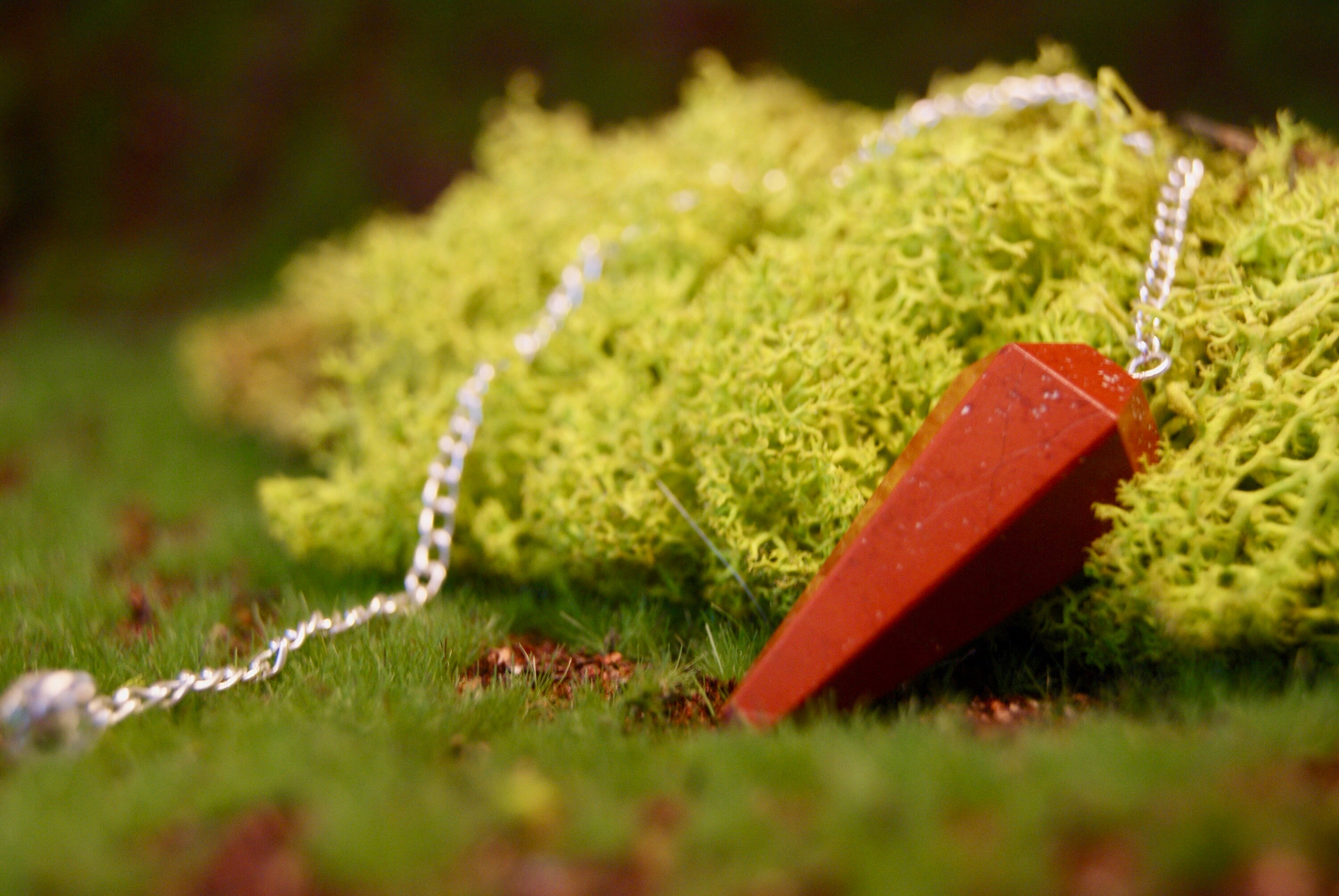 Pendule Jaspe Rouge Lithothérapie Pierre