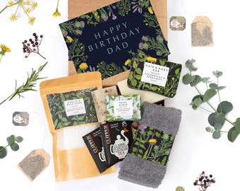 Pampering Gift Box for Dad: Cedarwood Bergamot, Lavender Self Care
