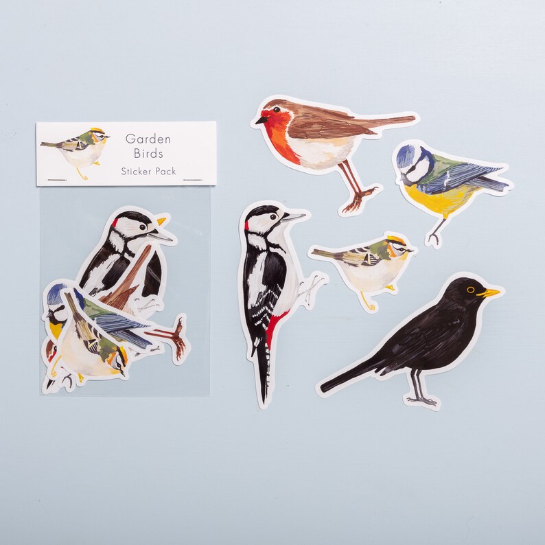 Nature Bird and Wildlife Vinyl Stickers Ipad Stickers Etsy