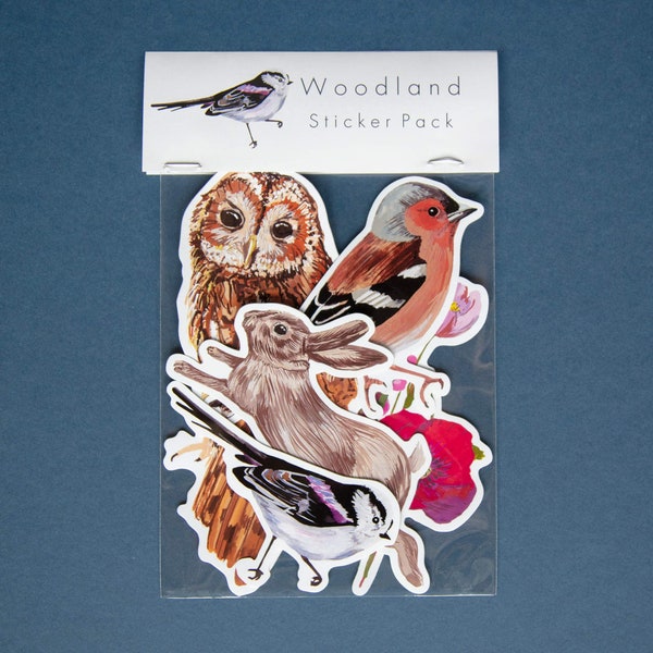 Woodland vinyl stickers | iPad stickers | Water resistant stickers | Window stickers