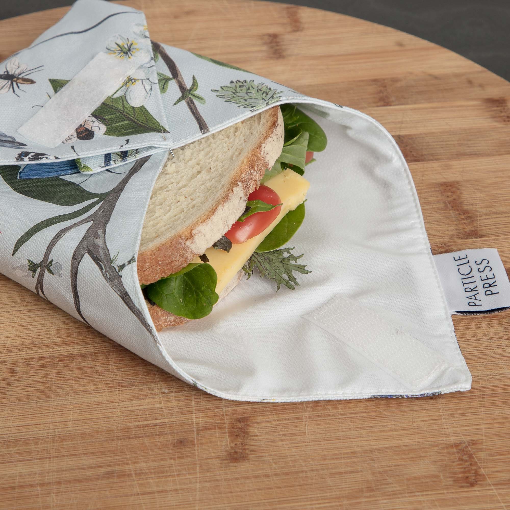 Food Safe Eco Sandwich Wrap Garden Bird Etsy