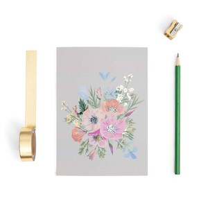 Cartões de presente Cartão de felicitações Cartões de ocasião Cartão em branco Cartão em branco Qualquer cartão de ocasião com envelope Cartão em branco floral Folhagem dourada
