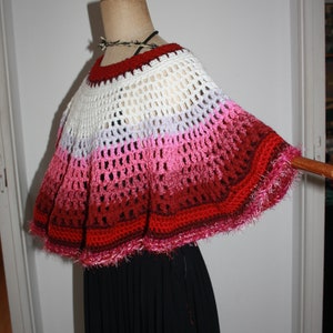 short poncho or shoulder warmer image 2