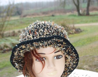 1 wool and acrylic brimmed hat