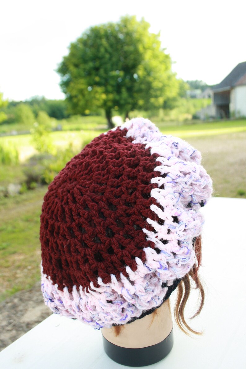 425 béret au crochet image 3