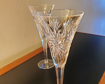 Waterford Millennium Champagne Flute Set of 2 Health Pattern