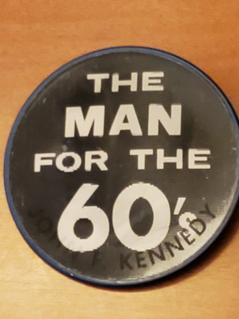 John F Kennedy Campaign Button by Vari Vue image 2