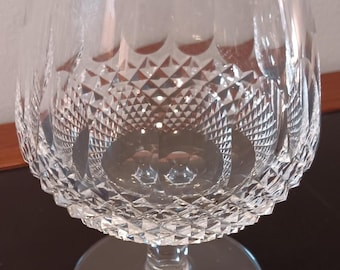 Waterford Colleen Brandy Snifter - Short Stem Cut Balloon Glass