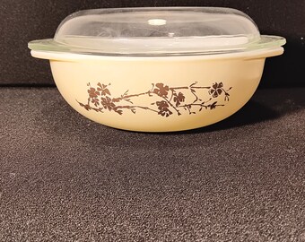 Pyrex Golden Branch Casserole Promotional Item