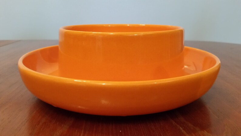 Rare Gabbianelli Sezione Soup and Salad Set by Marcelo Cuneo Mid Century Modern Italy image 4