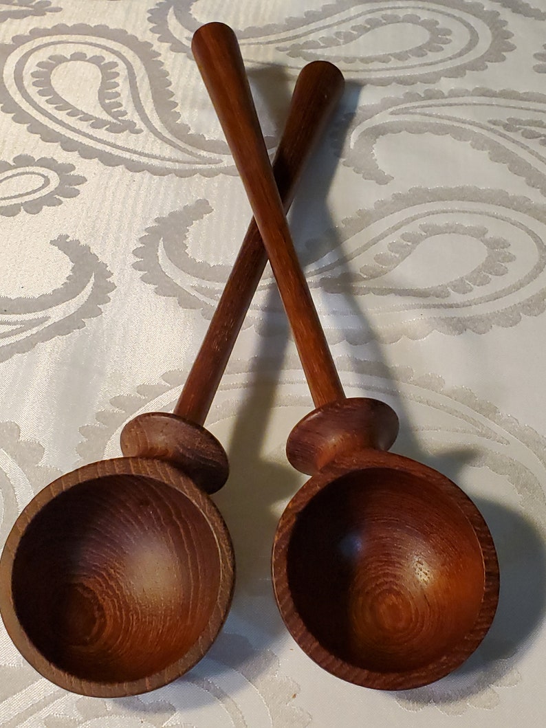 Nissen Denmark Staved Teak Salad Bowl with Serving Spoons image 6