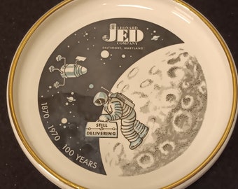 Advertising Dish Moonwalk Space Travel Theme