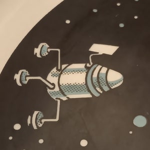 Advertising Dish Moonwalk Space Travel Theme image 4
