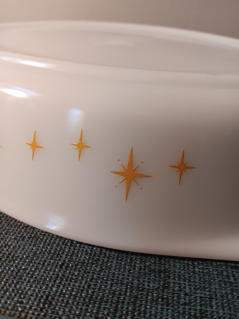 Pyrex Constellation Divided Casserole Rare 1959 Promotional Item image 5