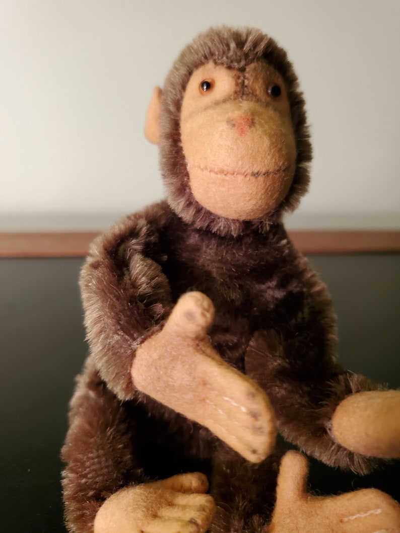 Steiff Monkey Stuffed Animal Jocko Made in Germany image 2