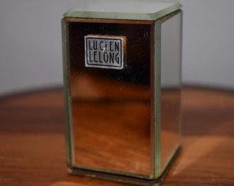 Lucien Lelong Mon Image Perfume Bottle: Art Deco Mirrored Vanity Decor