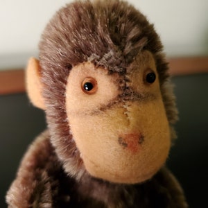 Steiff Monkey Stuffed Animal Jocko Made in Germany image 1