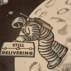 Advertising Dish Moonwalk Space Travel Theme image 3