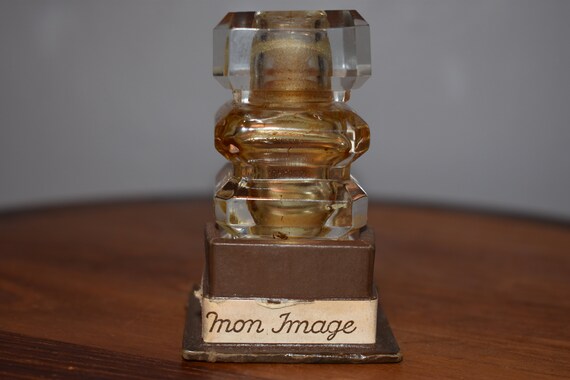 Lucien Lelong Mon Image French Perfume Bottle Art… - image 5