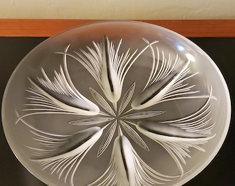 Art Deco Bowl by Verlys and Heisey Signed