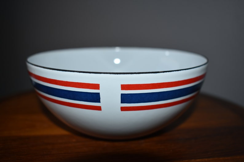 Cathrineholm Club Celebration Norway Enamel Bowls Set of 4 image 4