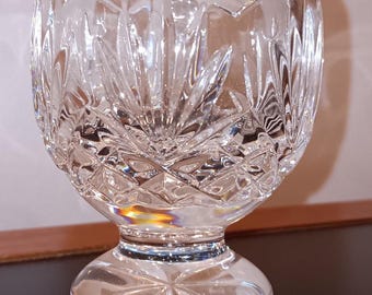 Vintage Waterford Crystal Footed Potpourri Bowl Pattern 1367 | 3.5 inches tall