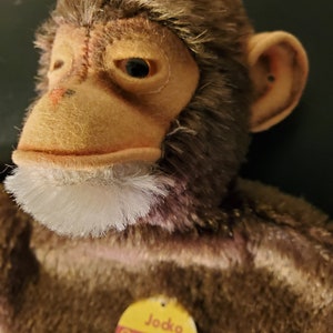 Steiff Monkey Puppet Jocko Made in Germany image 2