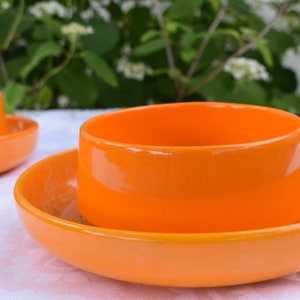 Rare Gabbianelli Sezione Soup and Salad Set by Marcelo Cuneo Mid Century Modern Italy image 1