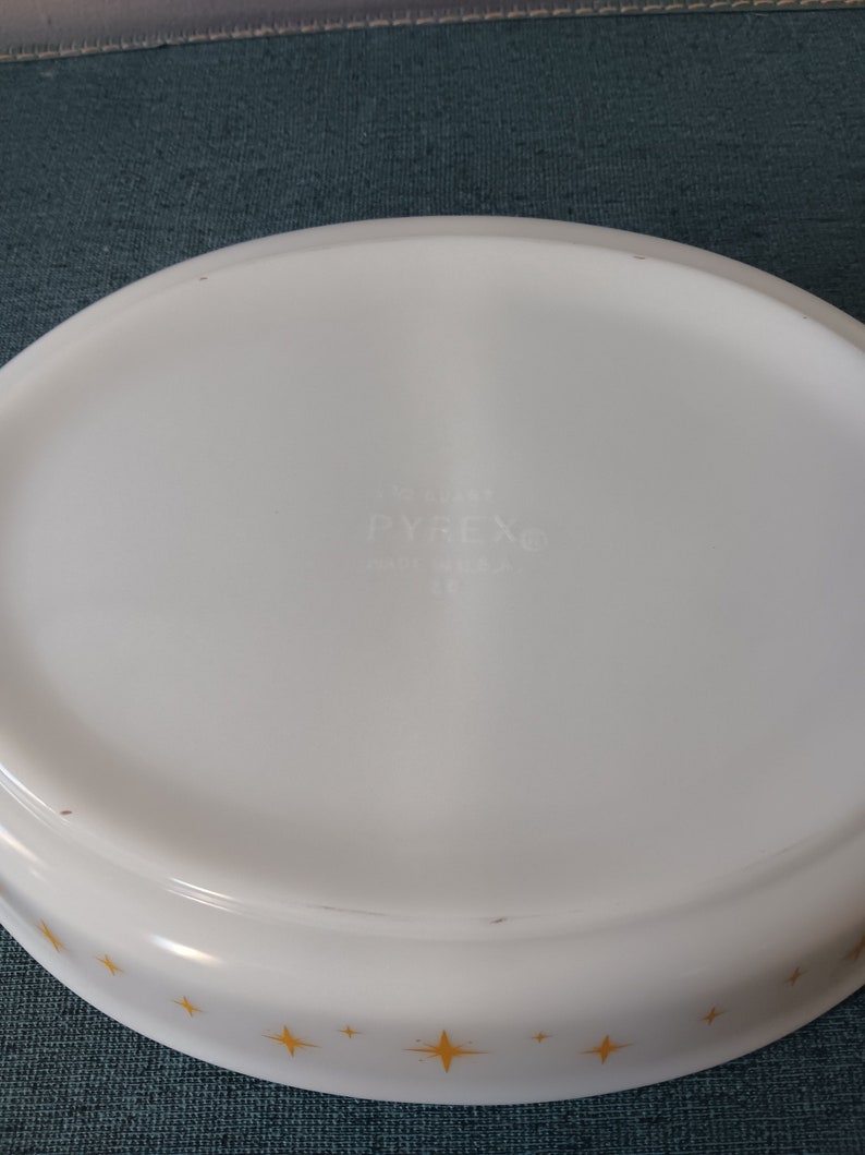 Pyrex Constellation Divided Casserole Rare 1959 Promotional Item image 4