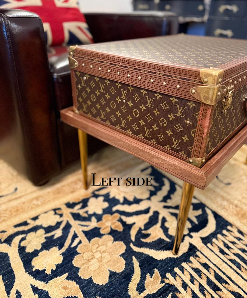 Sold!!!! Authentic Vintage LOUIS VUITTON Trunk Coffee or Side Table in ...