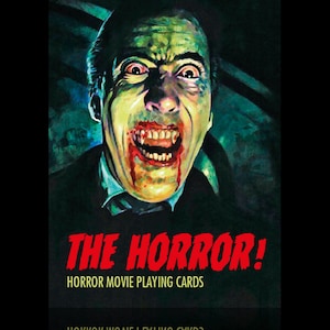Horror Movie playing cards