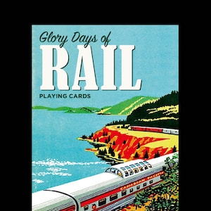 Glory Days of Rail playing cards