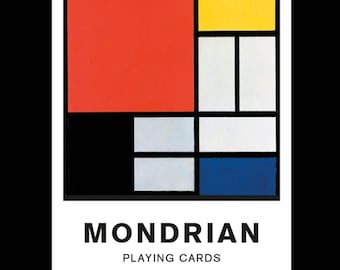 Mondrian playing cards