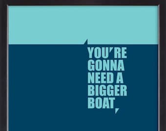 Jaws film quote poster