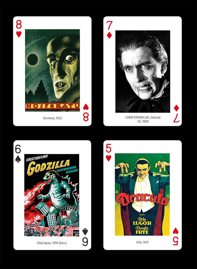 Horror Movie playing cards image 4