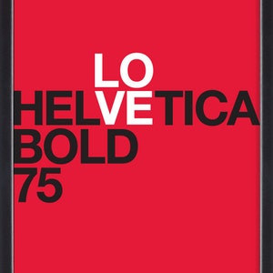 Helvetica I poster
