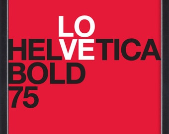 Helvetica I poster