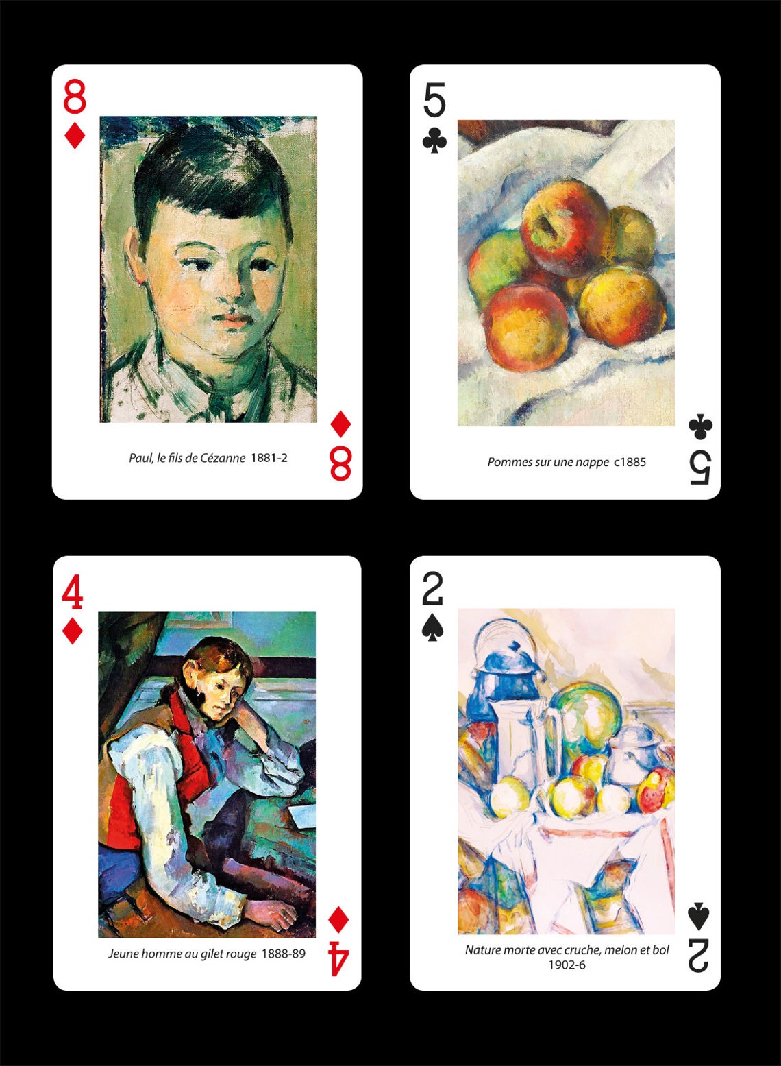 C zanne Playing Cards Etsy