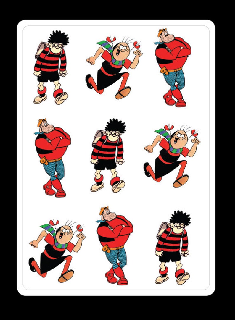 Crikey Classic British Comics collectable playing cards Etsy