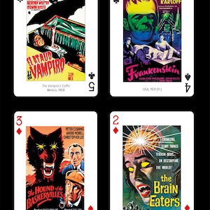 Horror Movie playing cards image 5