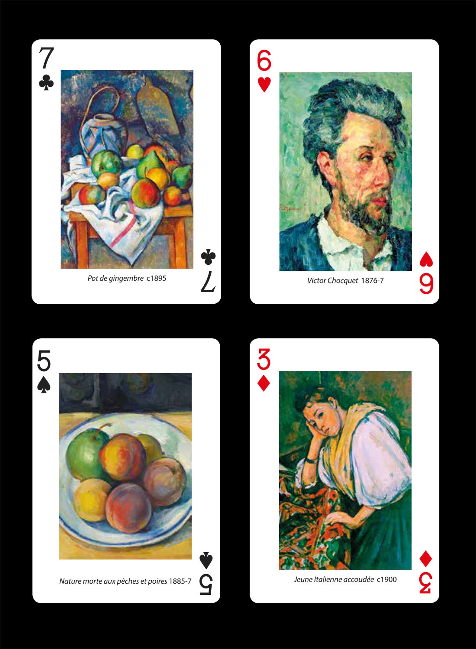 C zanne Playing Cards Etsy