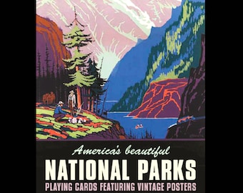 America's Beautiful National Parks playing cards