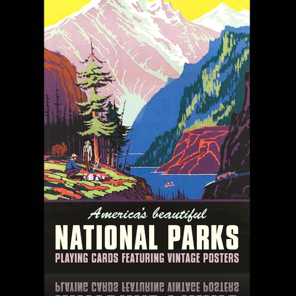 America's National Parks (in Vintage Posters) playing cards