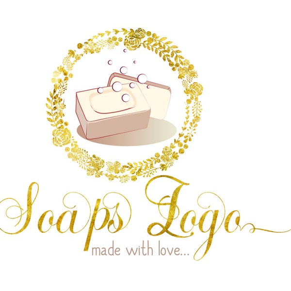 Badewannen-Wannen-Logo, Logo-Naturseifen und Kosmetik, schickes elegantes grau-rosa-Logo, Vektor-Seifenblasen-Logo-Design, Branding-Paket