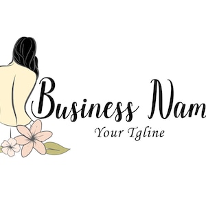 Spa beauty massage logo, spa logo, spa lady logo, relaxing logo, feminine logo, Beauty massage logo, business logo, vector wellness logo