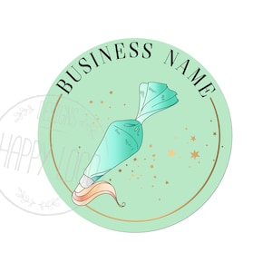 Bakery logo, custom logo design, piping bag logo, baking logo, cooking logo, sweets cakery logo, branding package, vector graphic design